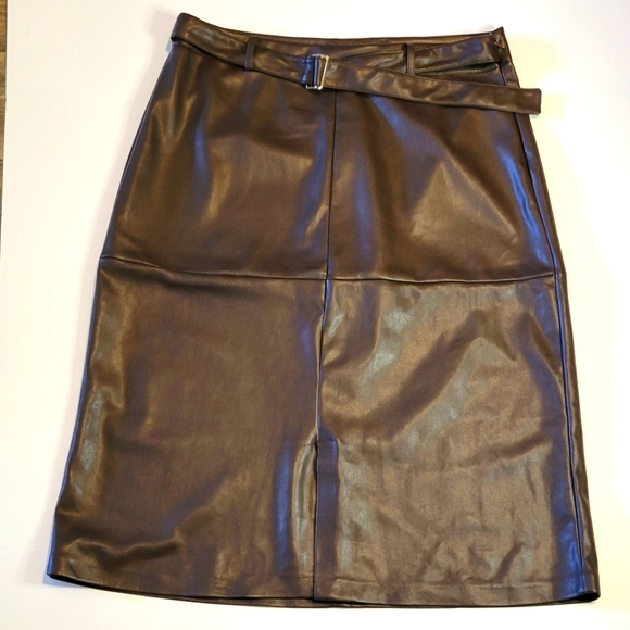 Andrew Marc Dresses & Skirts - MARC NEW YORK Faux Leather Skirt [NWOT]